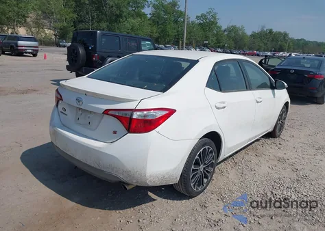 2015 Toyota Corolla S Plus from USA, damaged, VIN 2T1BURHE8FC263756